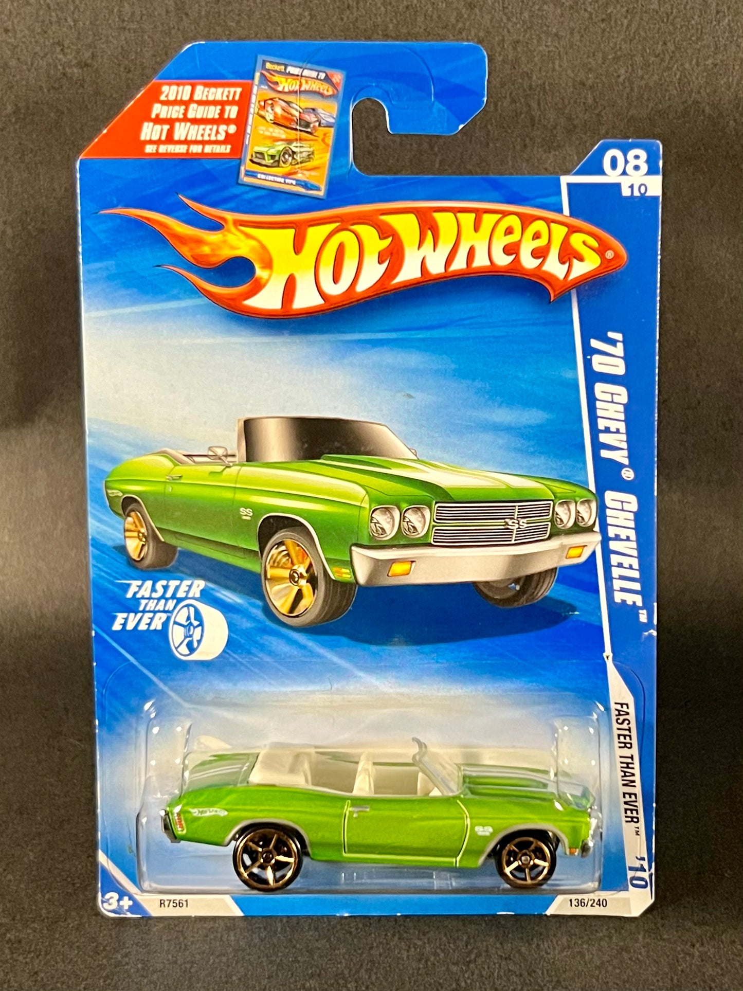 Hot Wheels Faster Than Ever '10 08/10 '70 Chevy Chevelle Green