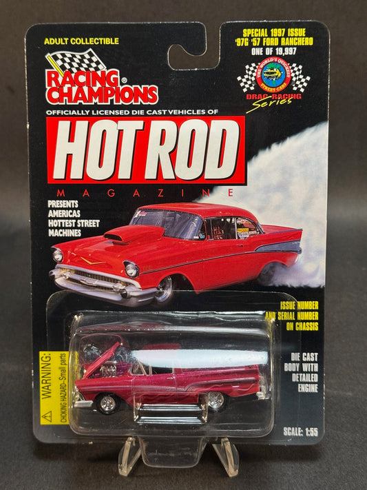 1997 Racing Champions Special Issue Hot Rod Magazine #97G '57 Ford Ranchero, Red