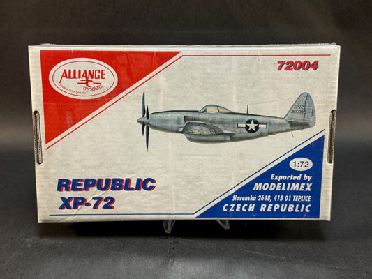 2002 Alliance Models Kit 72004 1:72 Scale US Prototype Interceptor  Republic XP-72