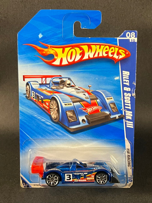 Hot Wheels HW Racing '10 #156 Riley & Scott Mk III Blue