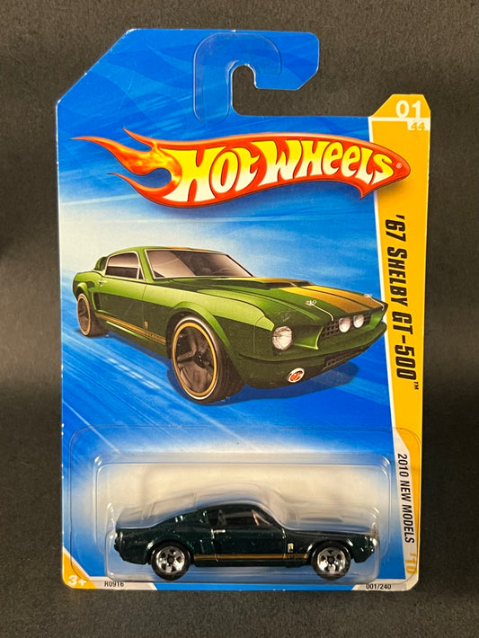 Hot Wheels 2010 New Models #001 '67 Shelby GT-500 Green