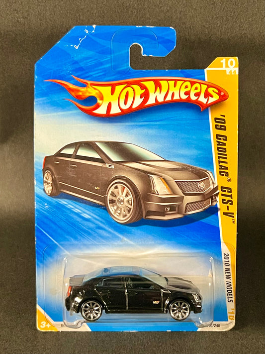 Hot Wheels 2010 New Models #010 '09 Cadillac CTS-V Black