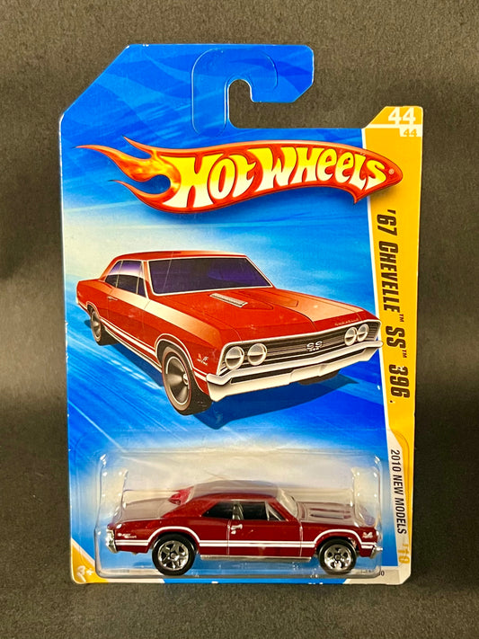 Hot Wheels 2010 New Models #044 '67 Chevelle SS 396 Red