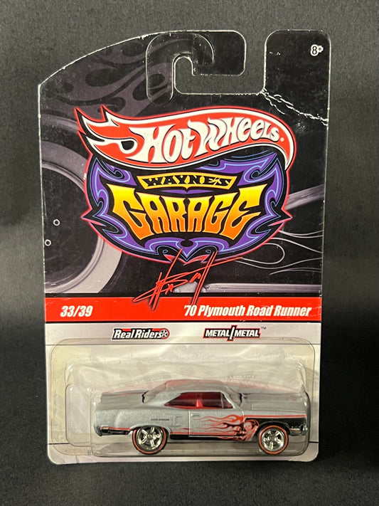 Hot Wheels Wayne's Garage 33/39 '70 Plymouth Road Runner Silver