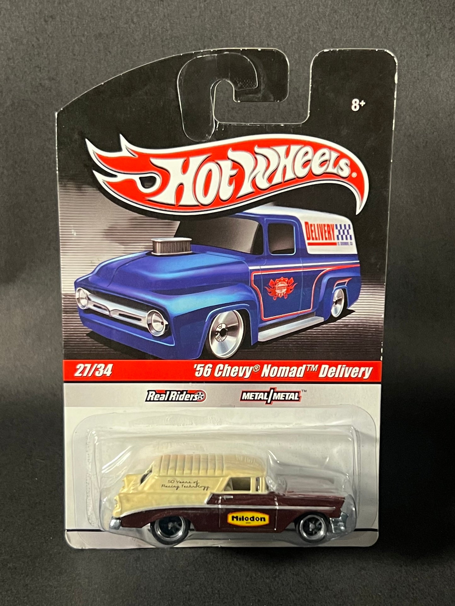 Hot Wheels Slick Rides 27/34 '56 Chevy Nomad Delivery Brown