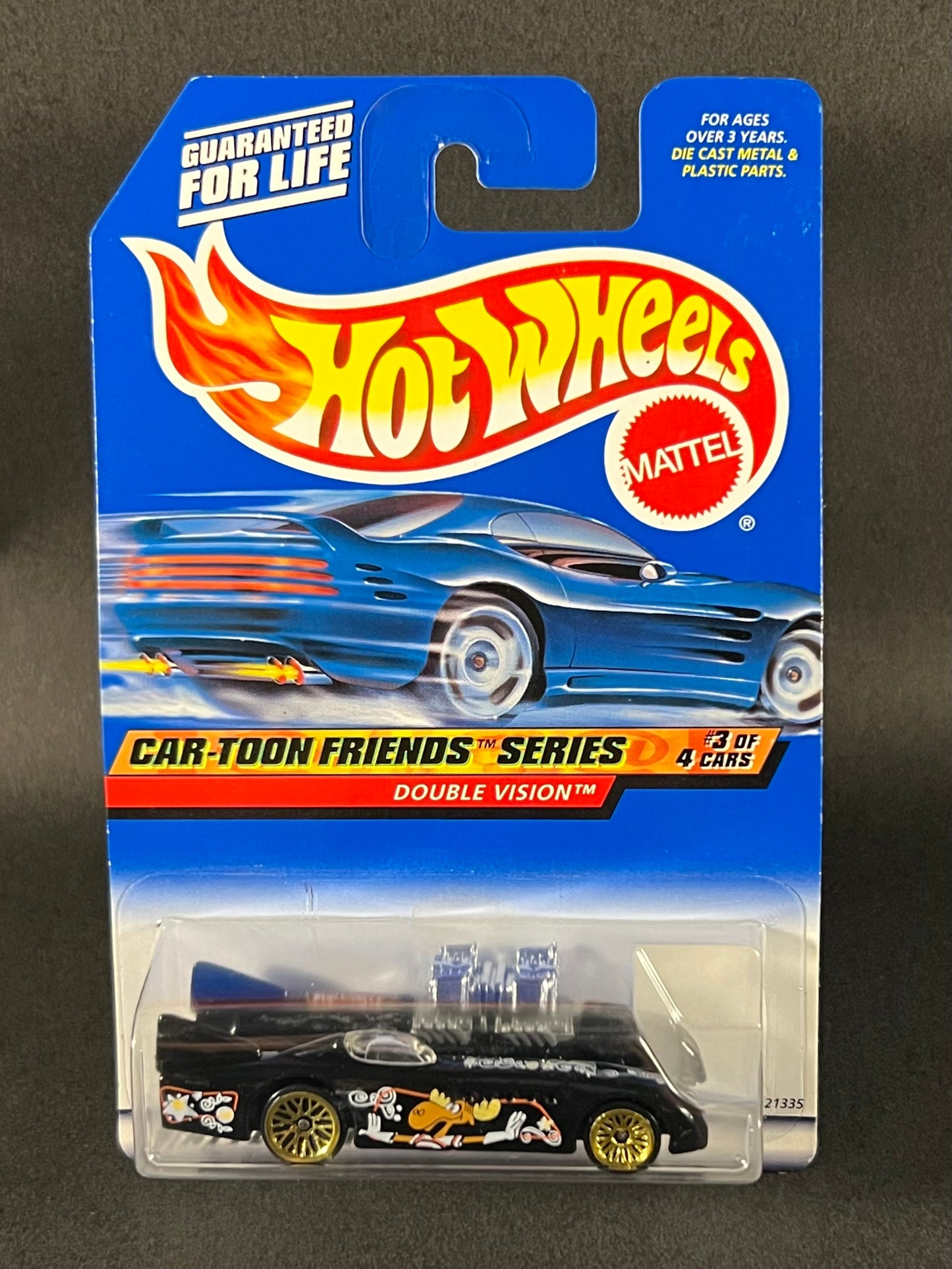 Hot Wheels Car-Toon Friends #3 Double Vision Black