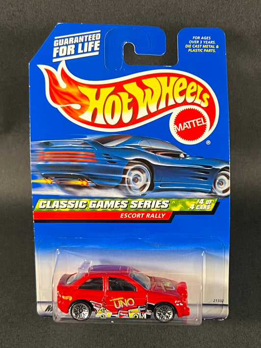 Hot Wheels Classic Games Series #4 Escort Rally Red