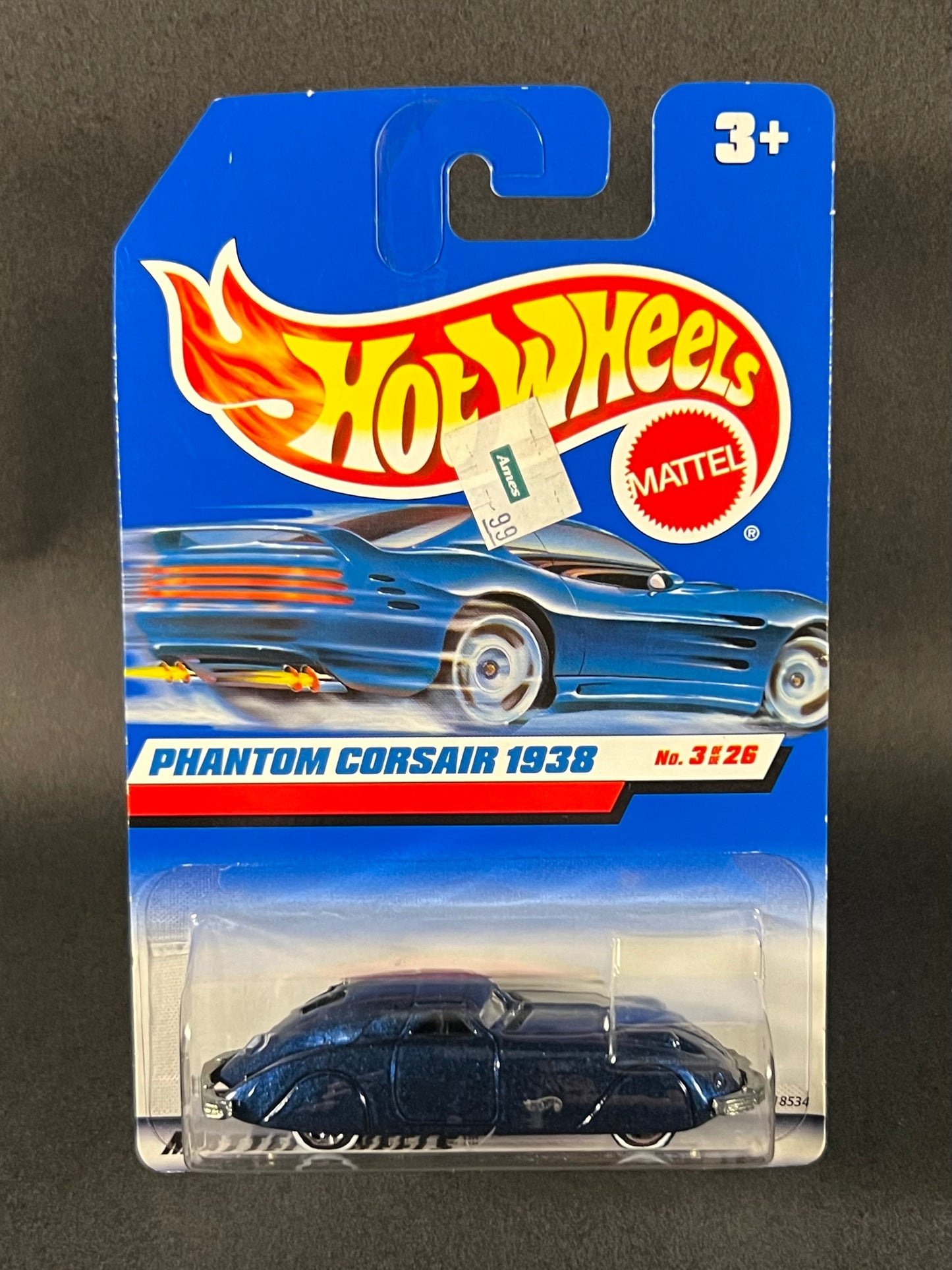 Hot Wheels 1999 First Editions 3/26 Phantom Corsair 1938, Blue