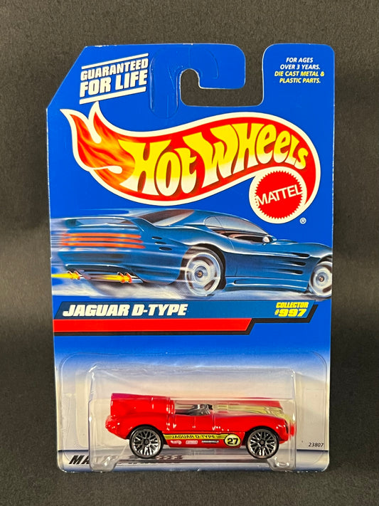 Hot Wheels 1998 #997 Jaguar D-Type, Red