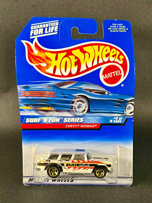 Hot Wheels Surf 'N Fun #4 Chevy Nomad White