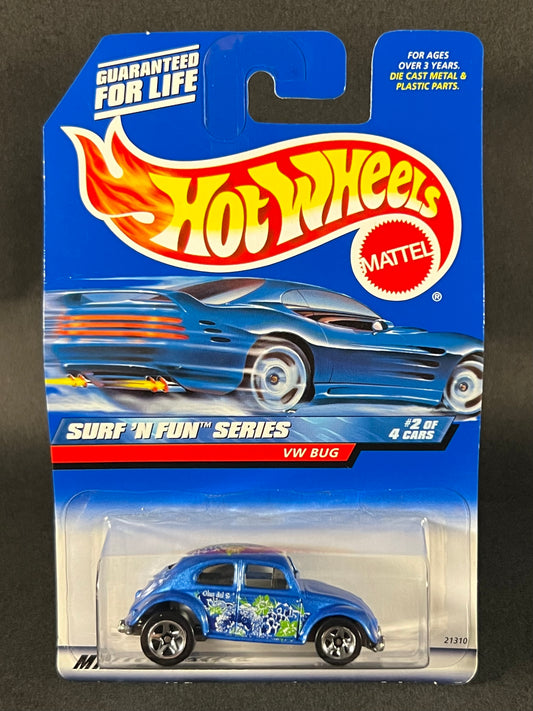 Hot Wheels 1999 Surf 'N Fun Series #2 VW Bug, Blue