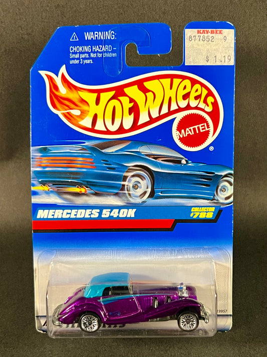 Hot Wheels 1997 #788 Mercedes 540K, Purple