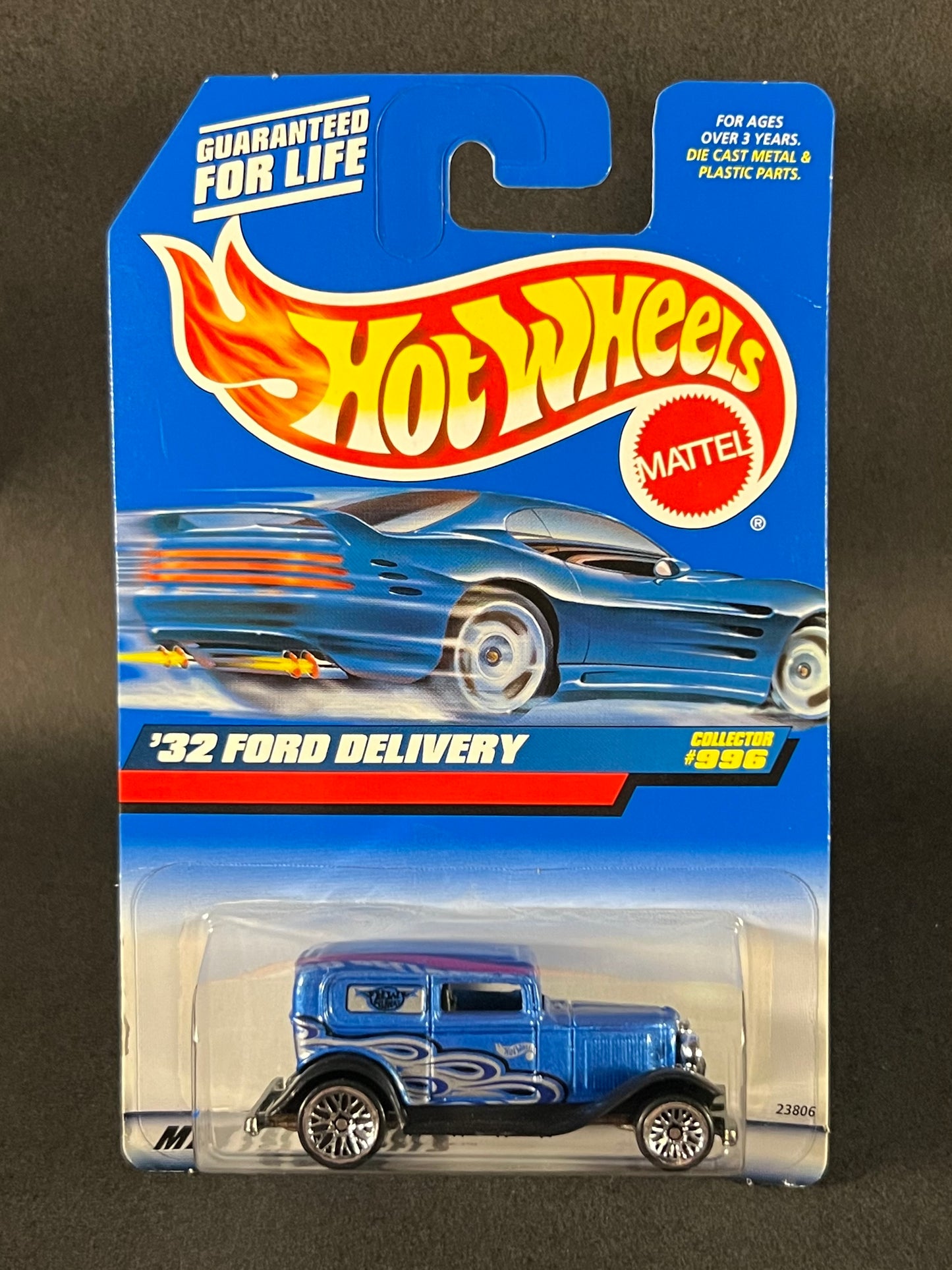 Hot Wheels 1998 #996 '32 Ford Delivery, Blue