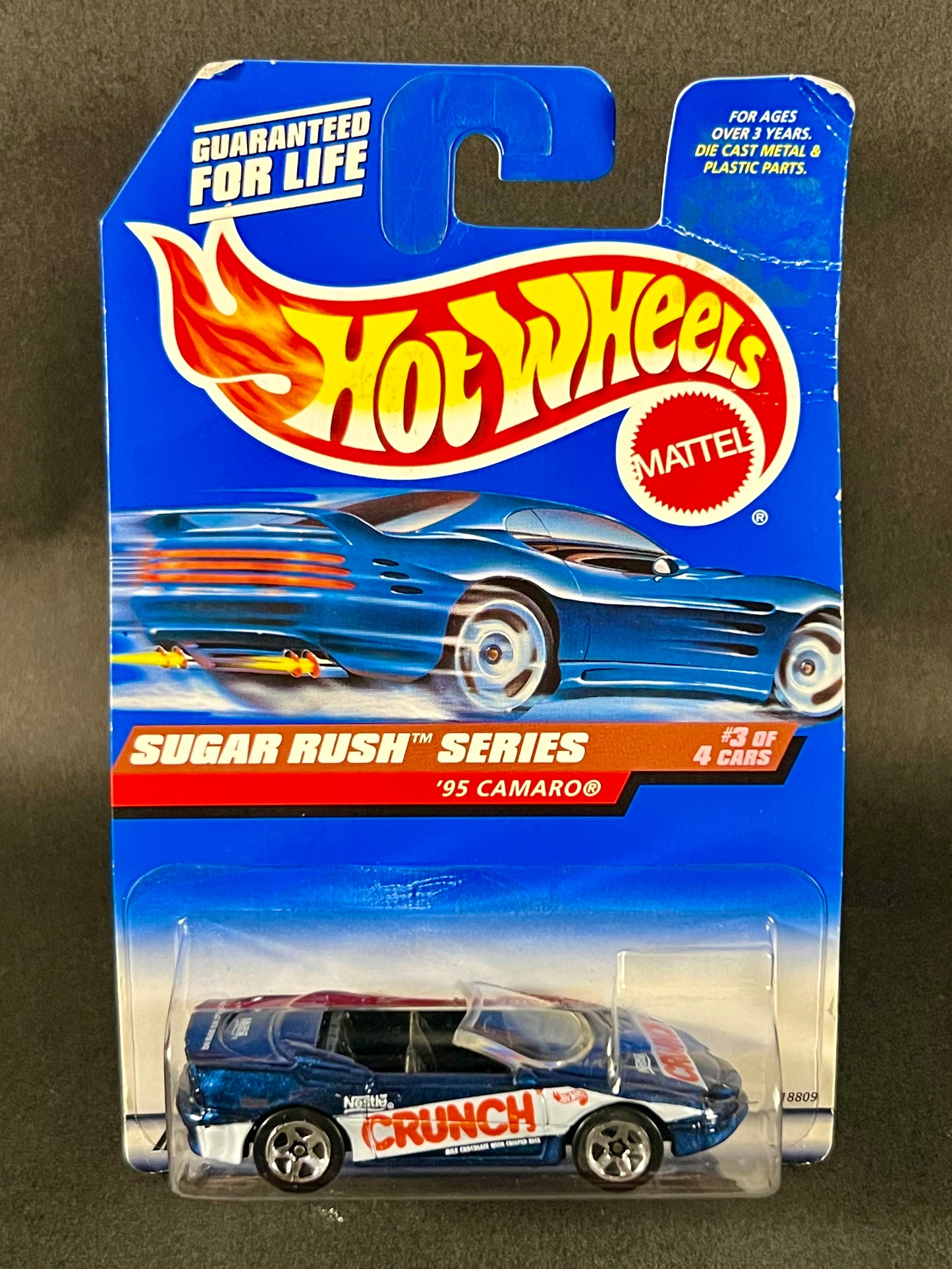 Hot Wheels 1998 Sugar Rush Series #3 '95 Camaro, Blue