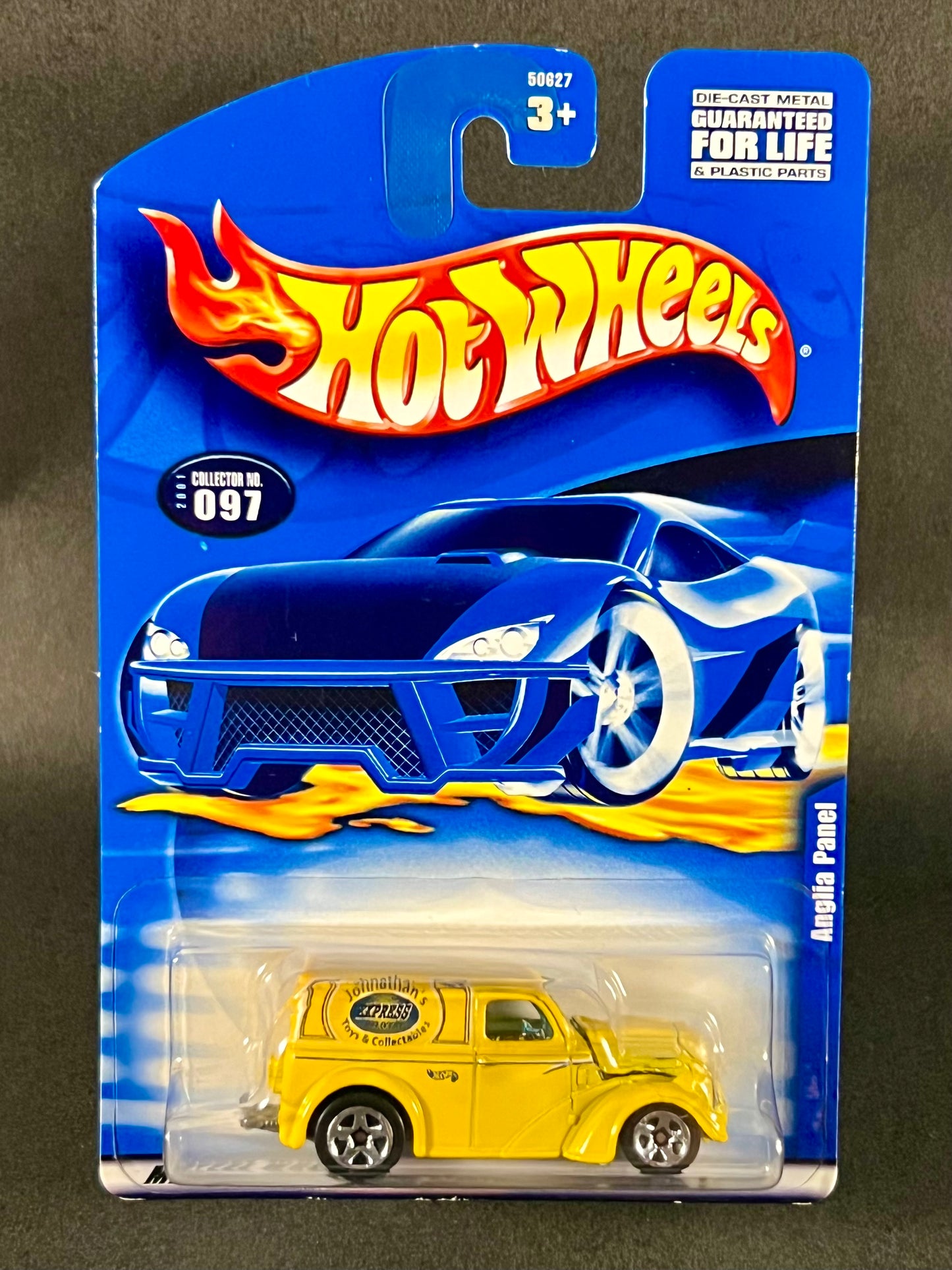 Hot Wheels 2001 #097 Anglia Panel, Yellow