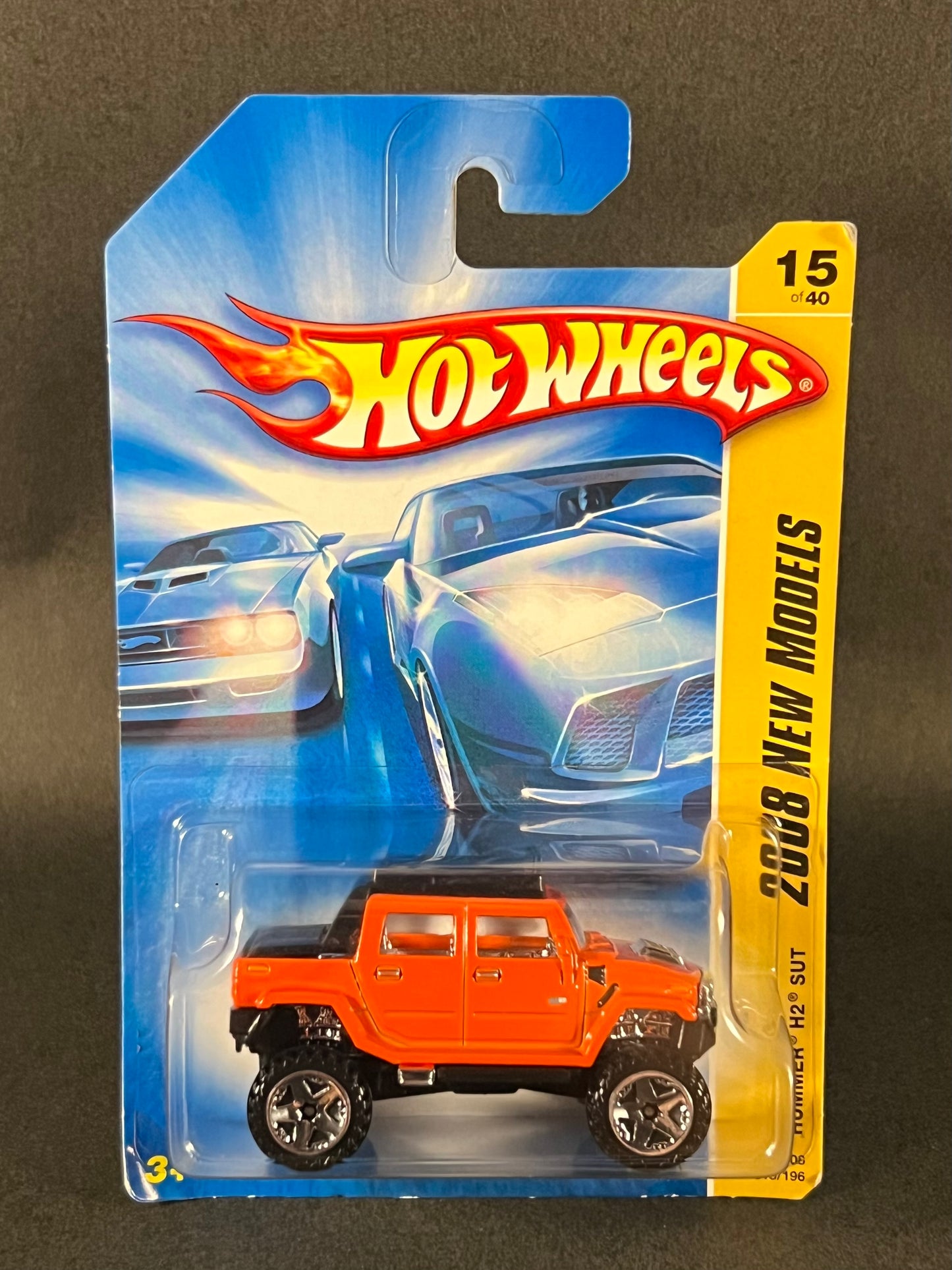 Hot Wheels #015 2008 New Models Hummer H2 SUT, Orange