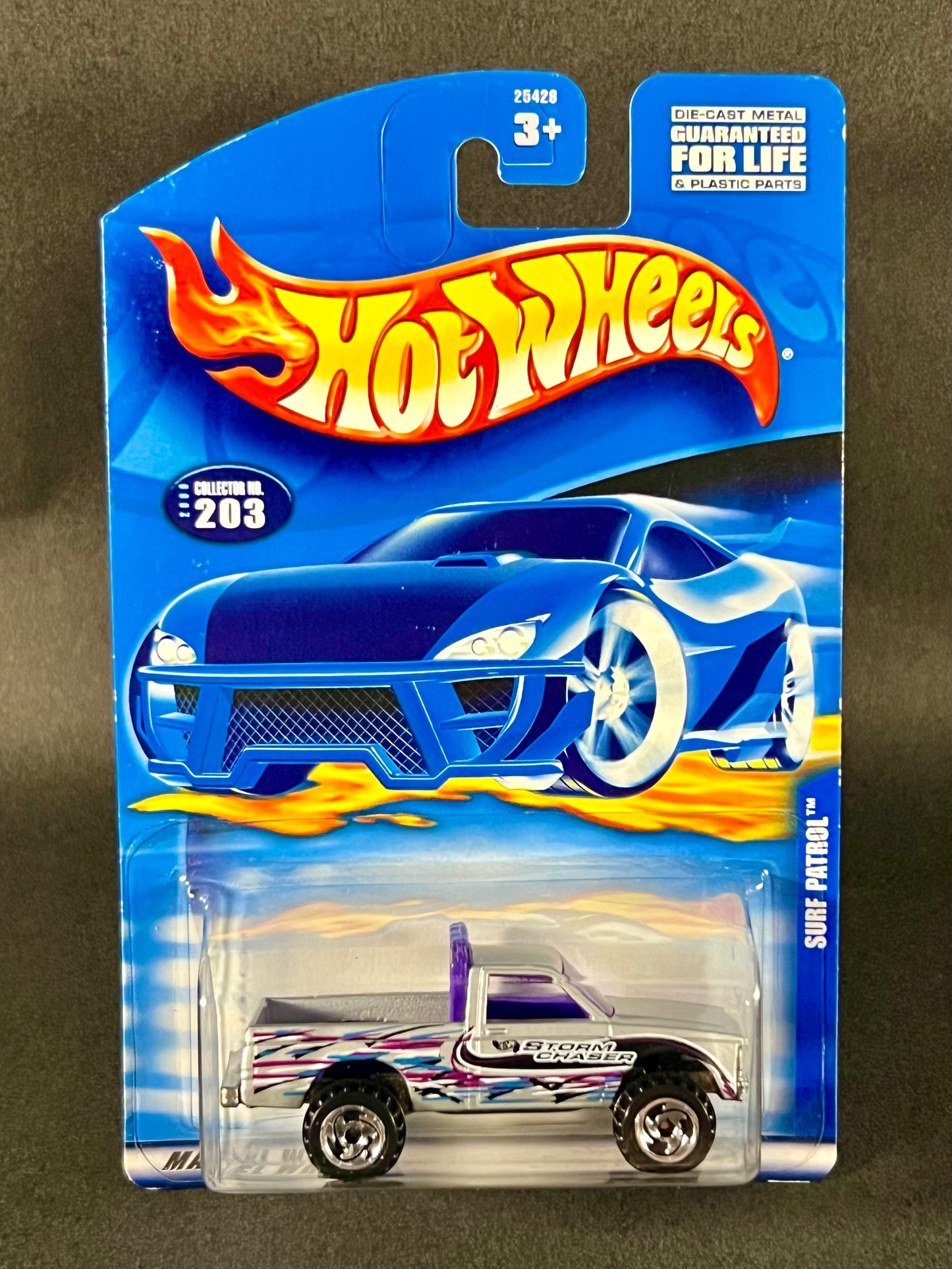 Hot Wheels 2000 #203 Surf Patrol Chevy S-10 Pickup, Gray