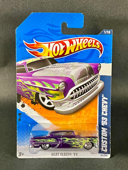 Hot Wheels Heat Fleet '11 Custom '53 Chevy, Purple