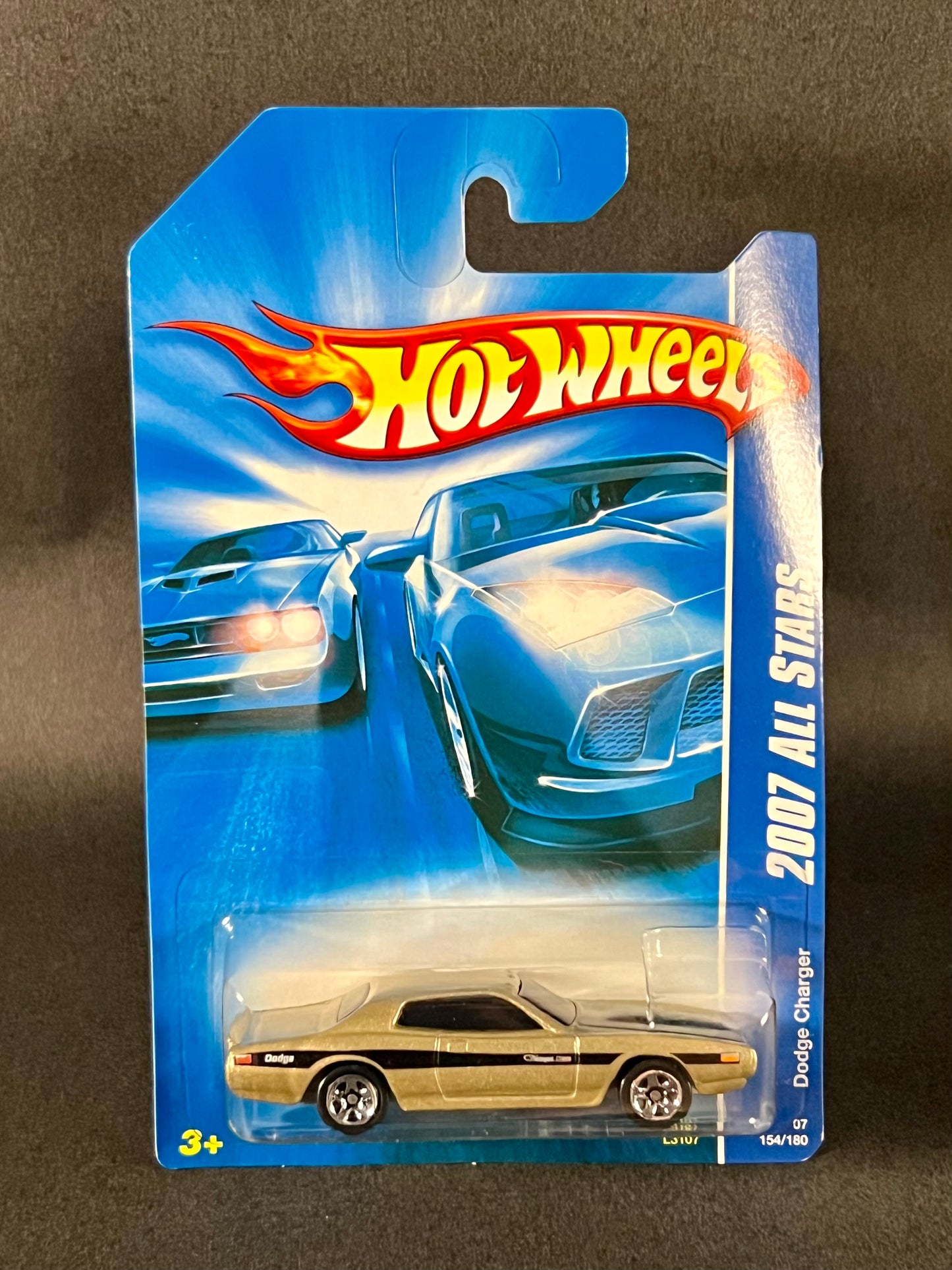 2006 Hot Wheels 2007 All Stars #154 Dodge Charger, Gold