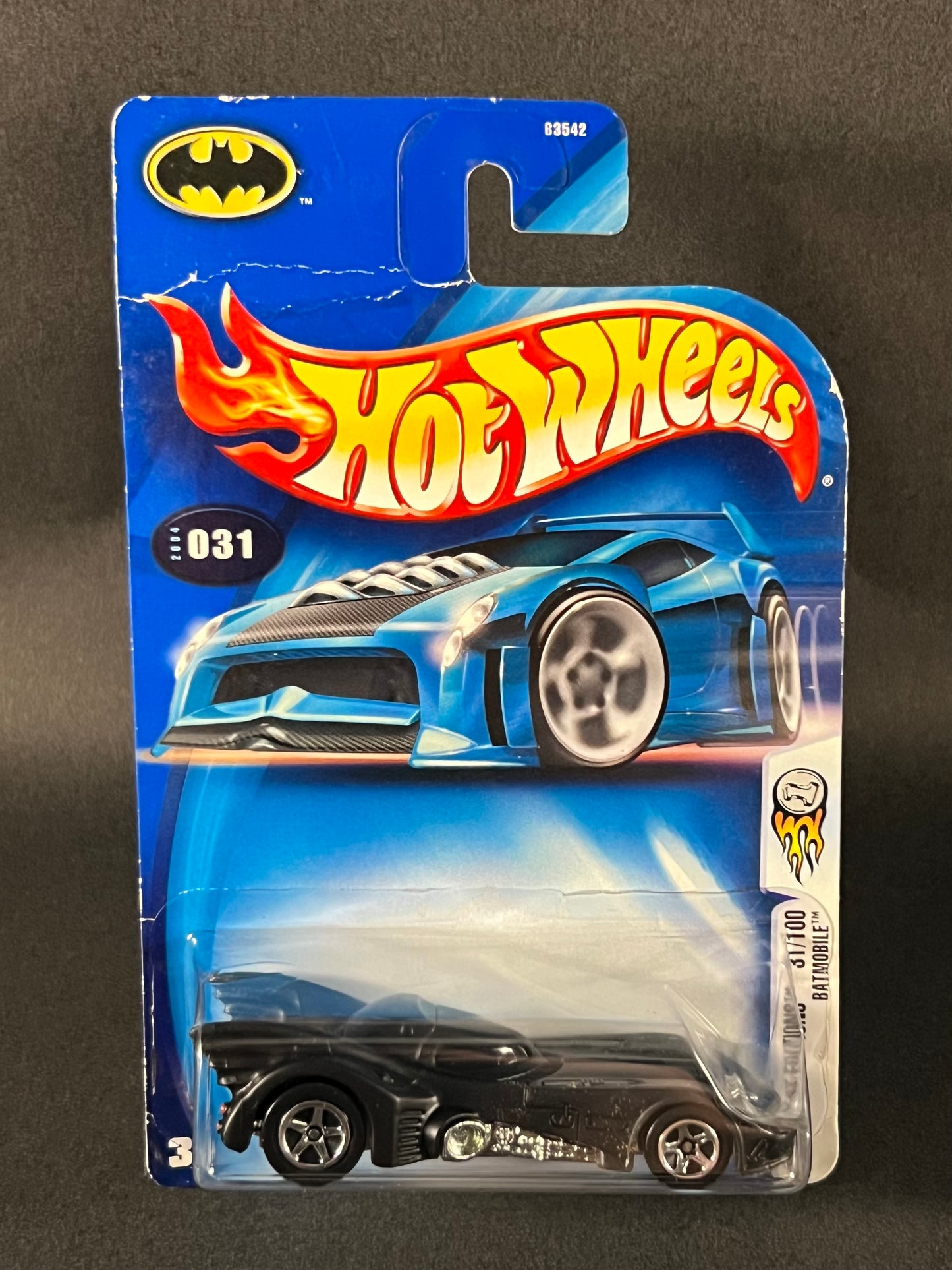 Hot Wheels #031 2004 First Editions Batmobile, Black