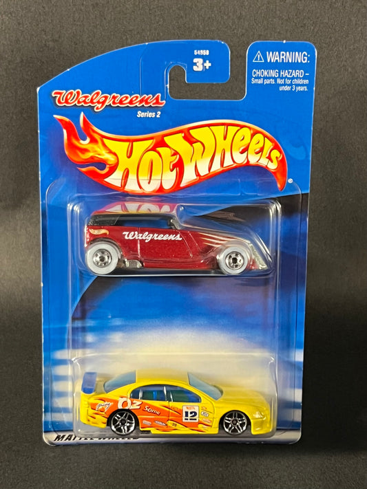 Hot Wheels 2001 Walgreens 2-Pack Series 2 Phaeton & SS Commodore