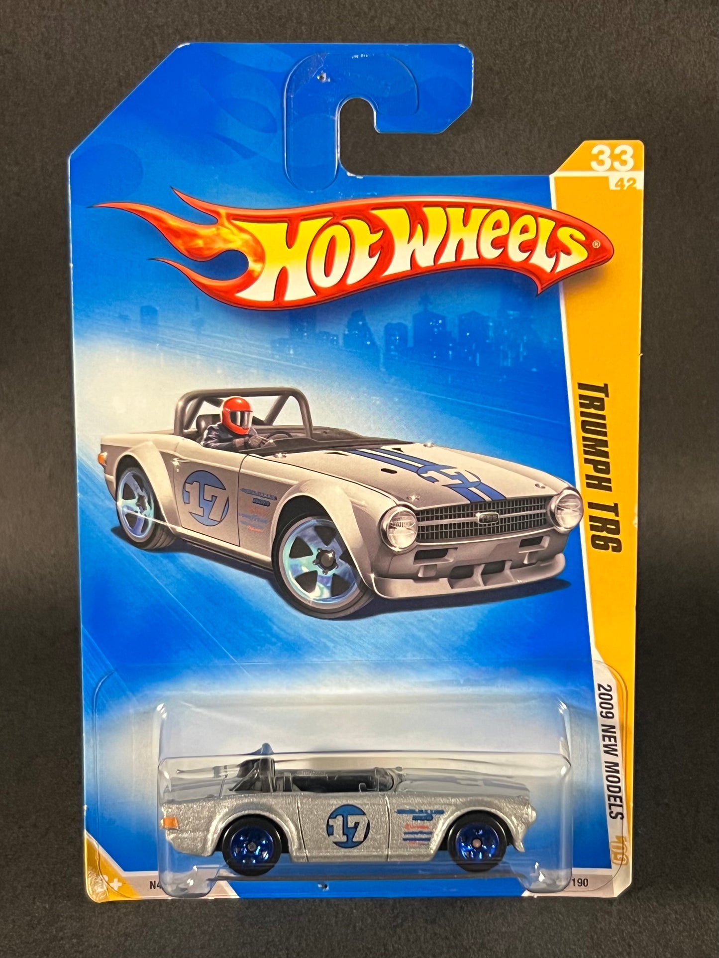 Hot Wheels 2009 New Models Triumph TR6 Silver