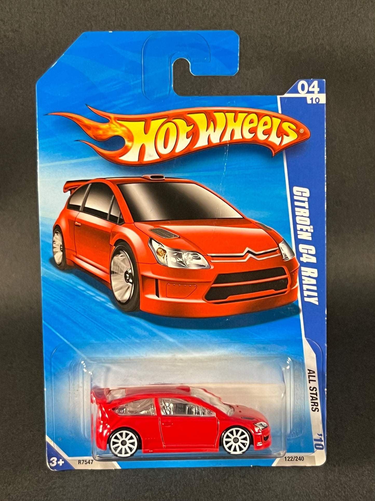 Hot Wheels All Stars '10 04/10 Citroen C4 Rally Red