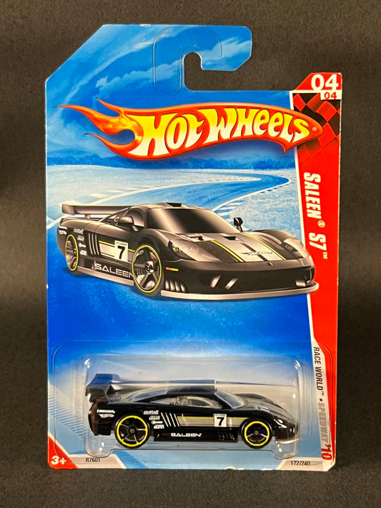 Hot Wheels Race World Speedway '10 #4 Saleen S7 Black