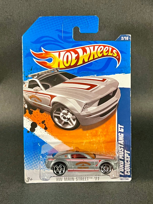 Hot Wheels HW Main Street '11 #2 Ford Mustang GT Concept, Silver