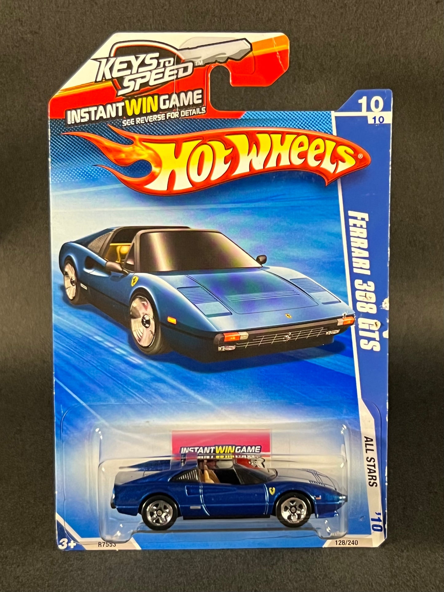 Hot Wheels All Stars '10 10/10 Ferrari 308 GTS, Blue