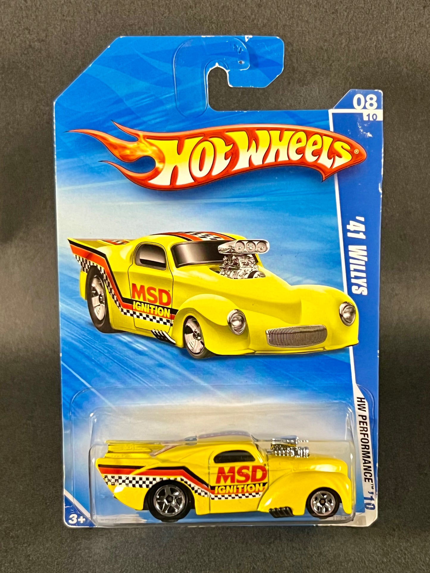 Hot Wheels HW Performance '10 08/10 '41 Willys, Yellow