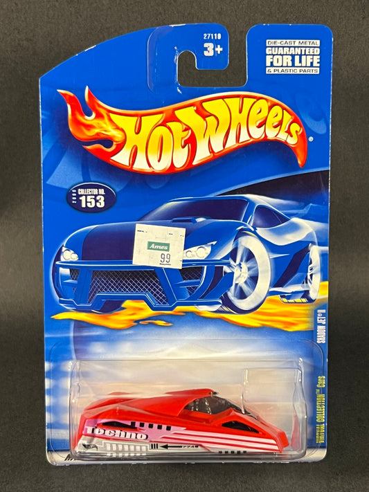 Hot Wheels 2000 Virtual Collection Cars #153 Shadow Jet II, Red