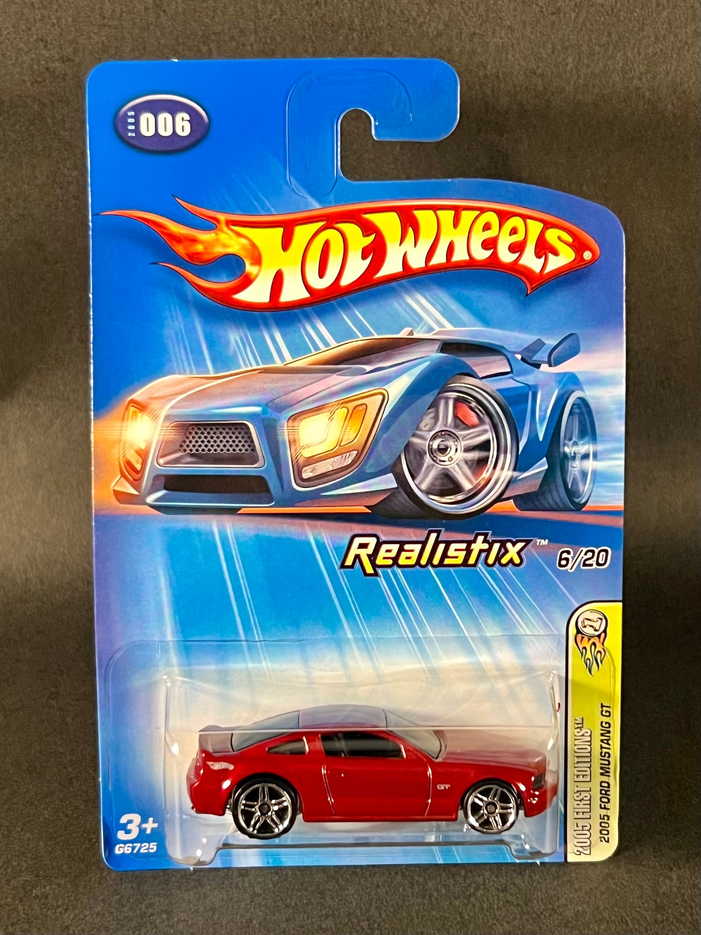 Hot Wheels #006 2005 First Editions 2005 Ford Mustang GT Red