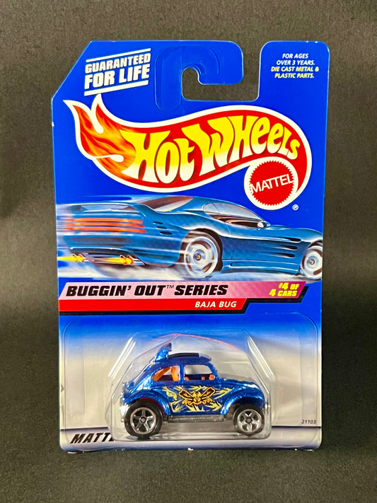 Hot Wheels Buggin' Out Series #4 Baja Bug, Blue