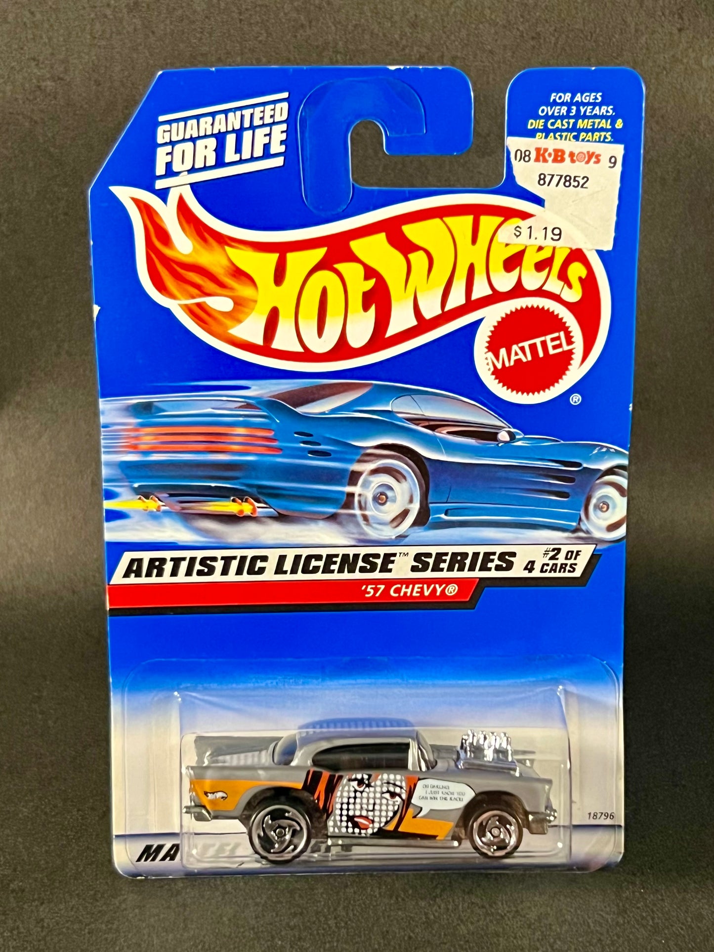 Hot Wheels Artistic License #2 '57 Chevy, Silver