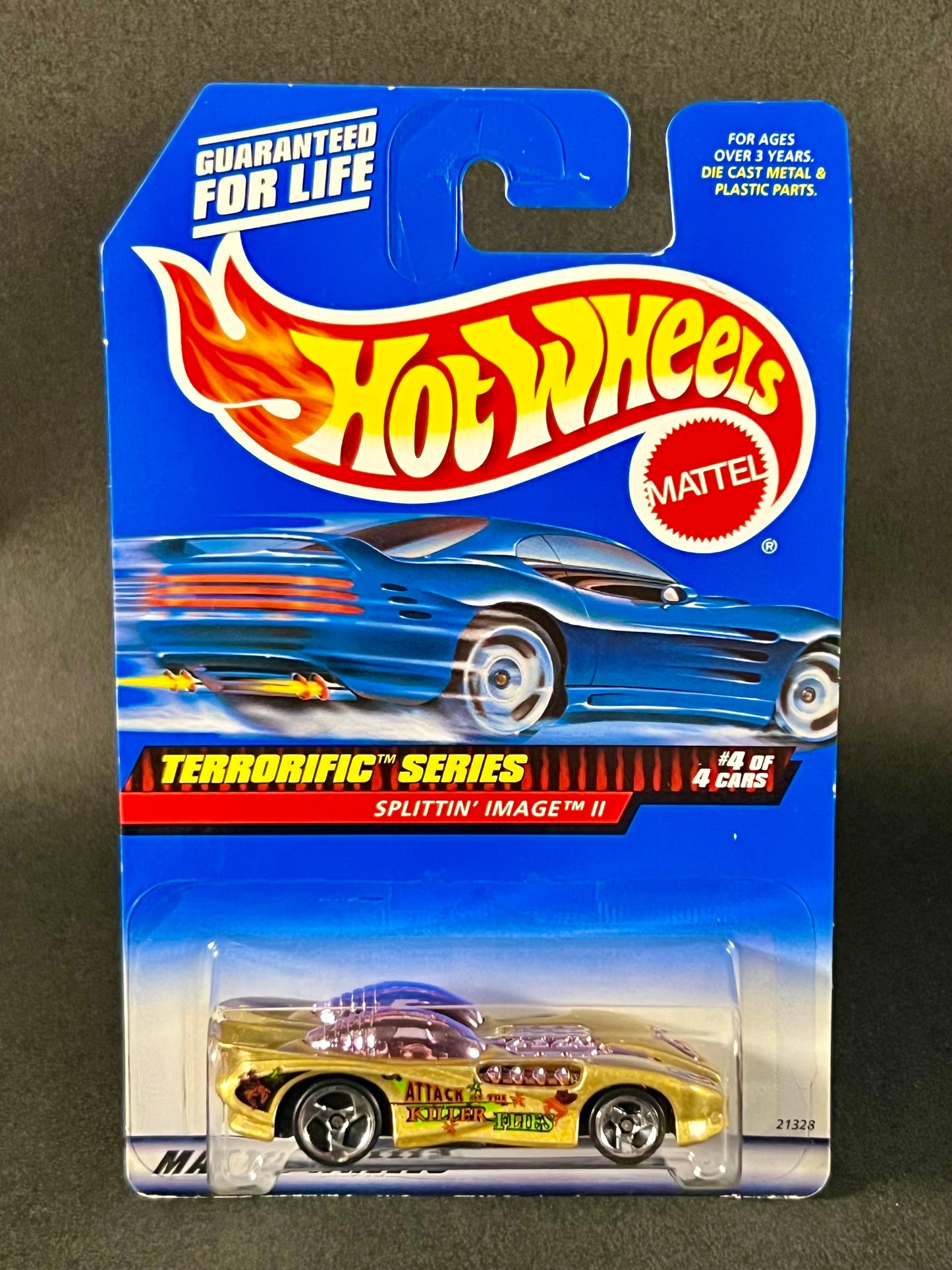 Hot Wheels Terrorific #4 Splittin' Image II Gold