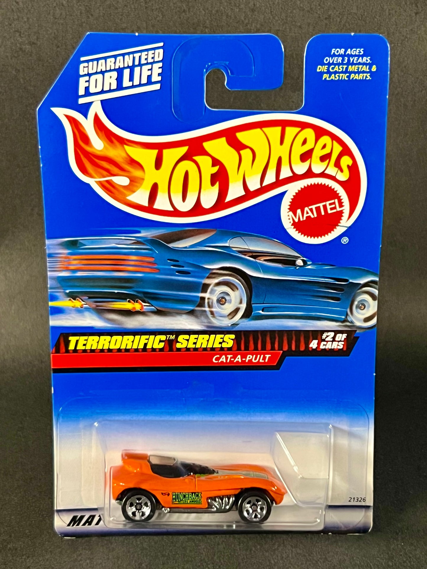 Hot Wheels Terrorific #2 Cat-A-Pult Orange