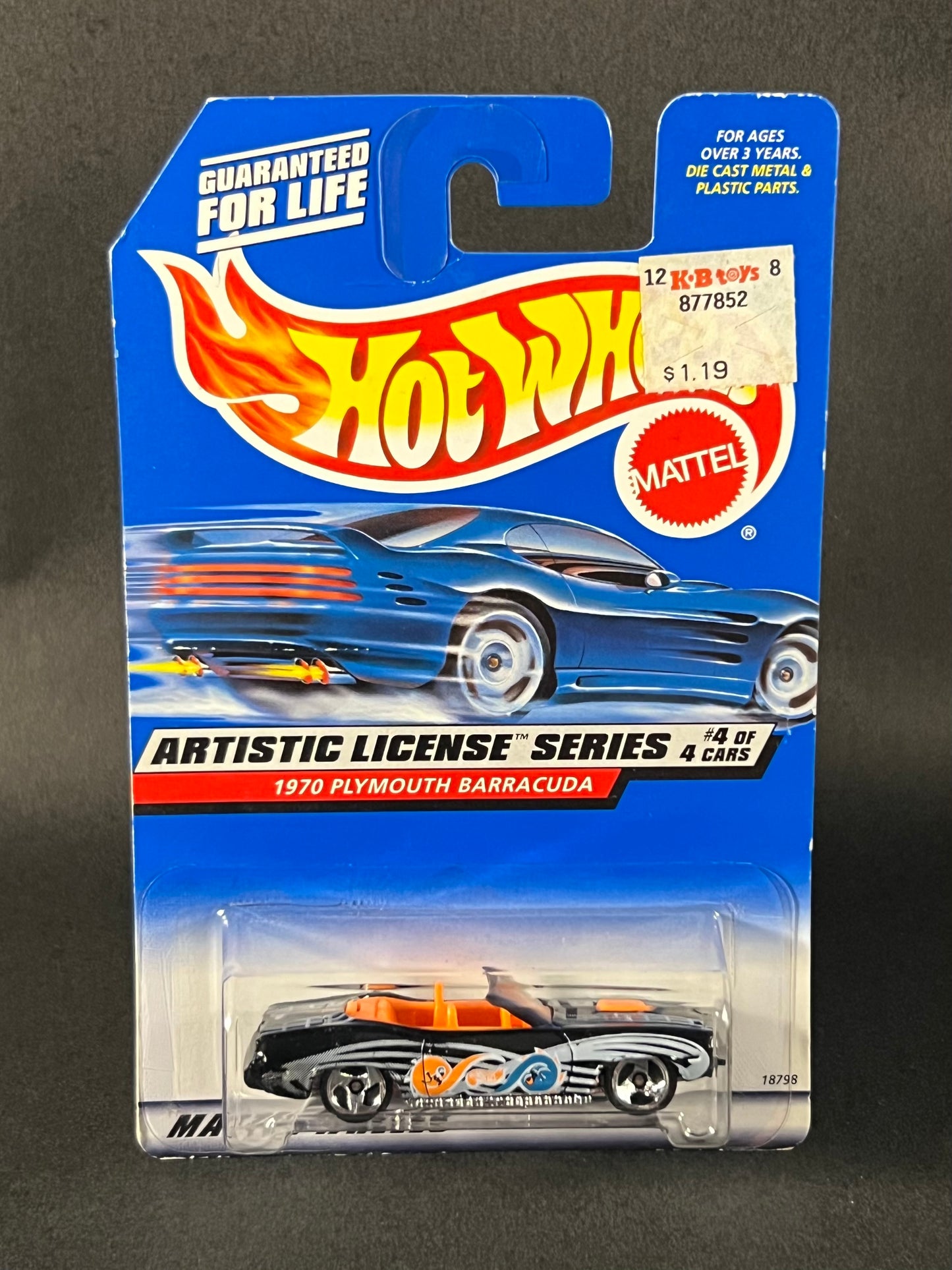 Hot Wheels Artistic License #4 1970 Plymouth Barracuda