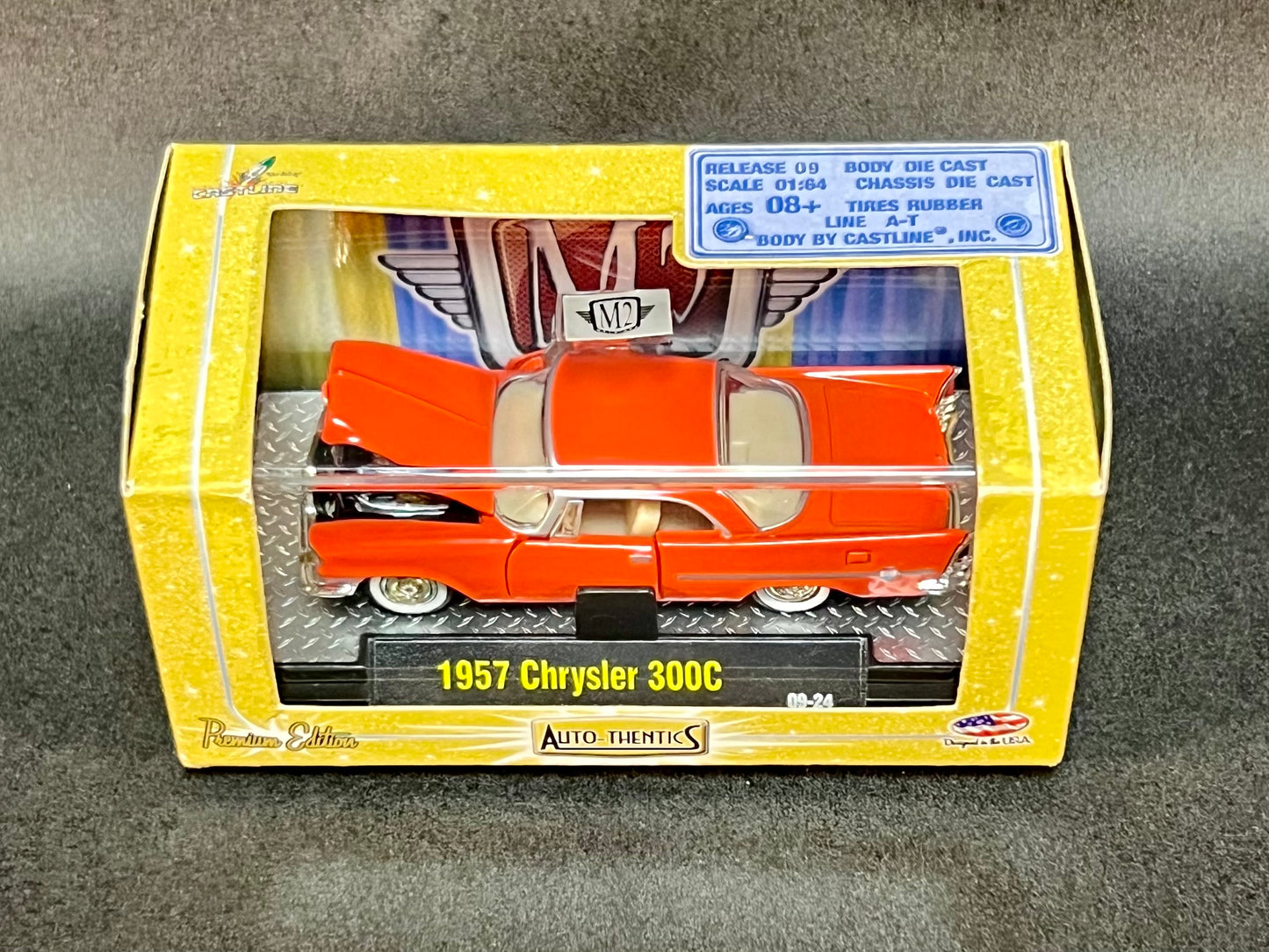 M2 Machines Auto-Thentics Release 09 1957 Chrysler 300C 09-24 Orange