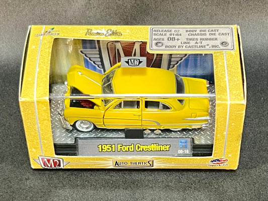 M2 Machines Auto-Thentics Release 02 1951 Ford Crestliner 08-16 Yellow