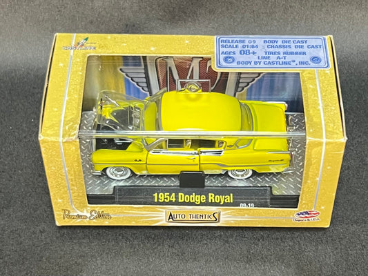 M2 Machines Auto-Thentics Release 09 1954 Dodge Royal 09-19 Yellow