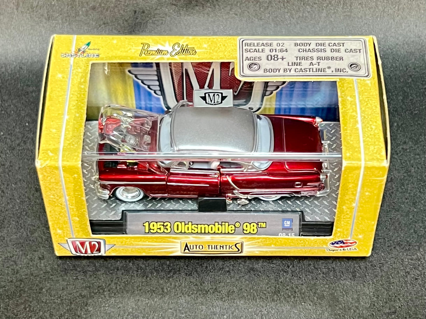 M2 Machines Auto-Thentics Release 02 1953 Oldsmobile 98 08-15 Red