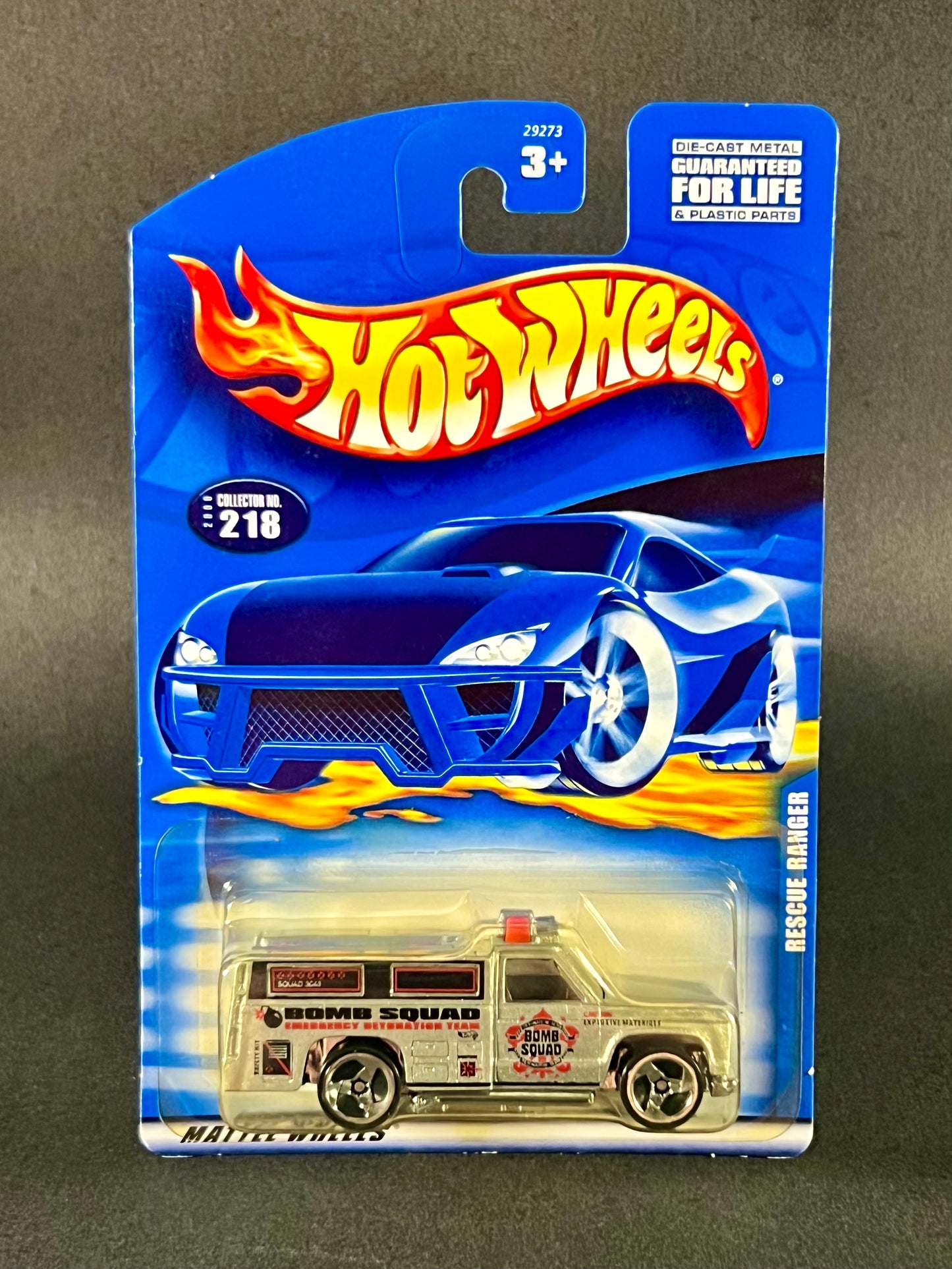 Hot Wheels 2000 #218 Rescue Ranger, Silver