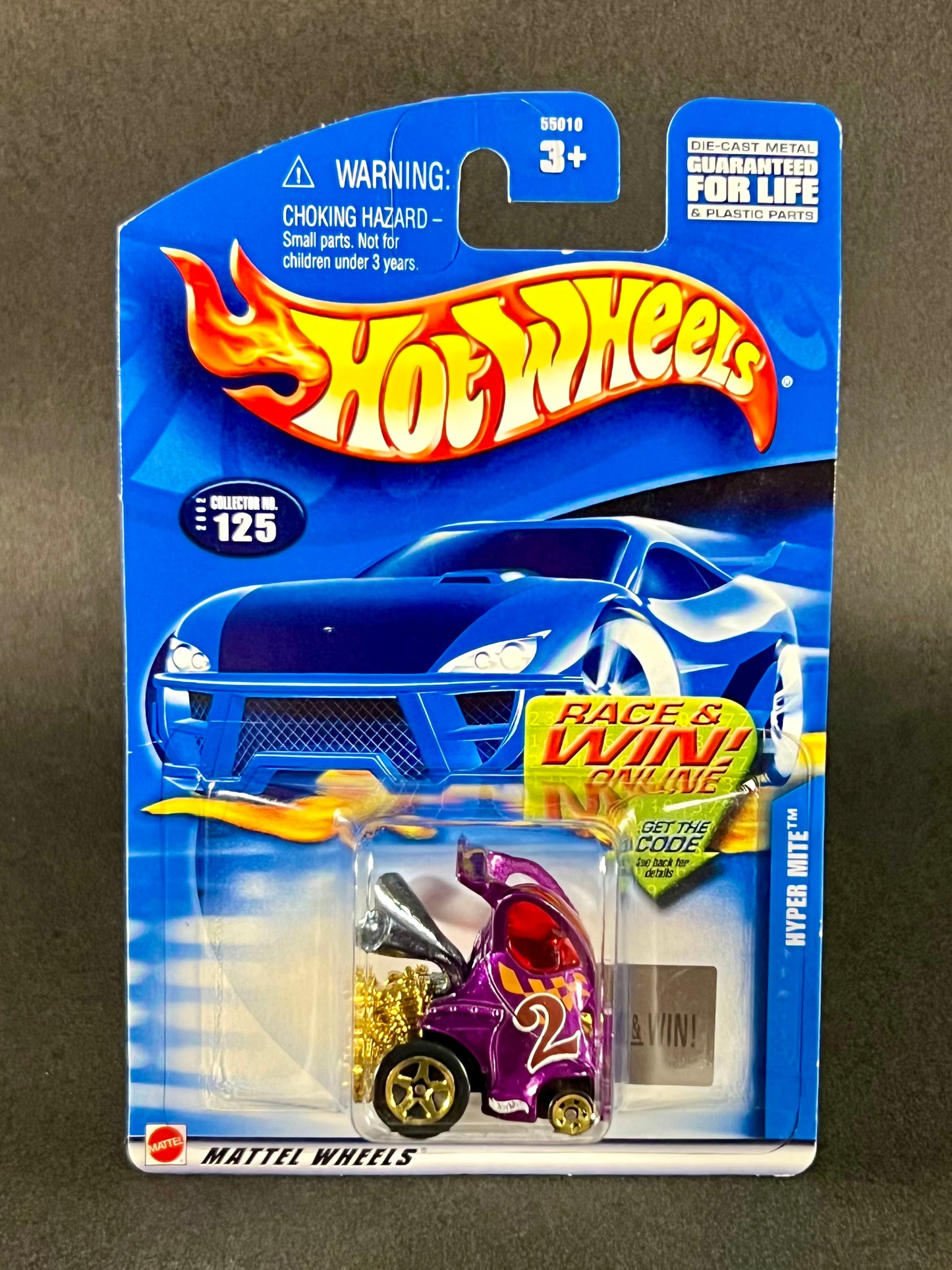 Hot Wheels 2002 #125 Hyper Mite, Purple