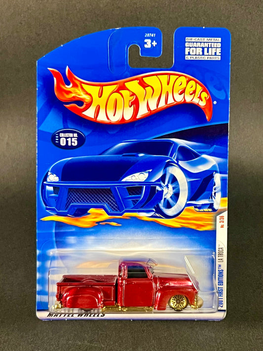 Hot Wheels 2001 First Editions #015 La Troca, Red