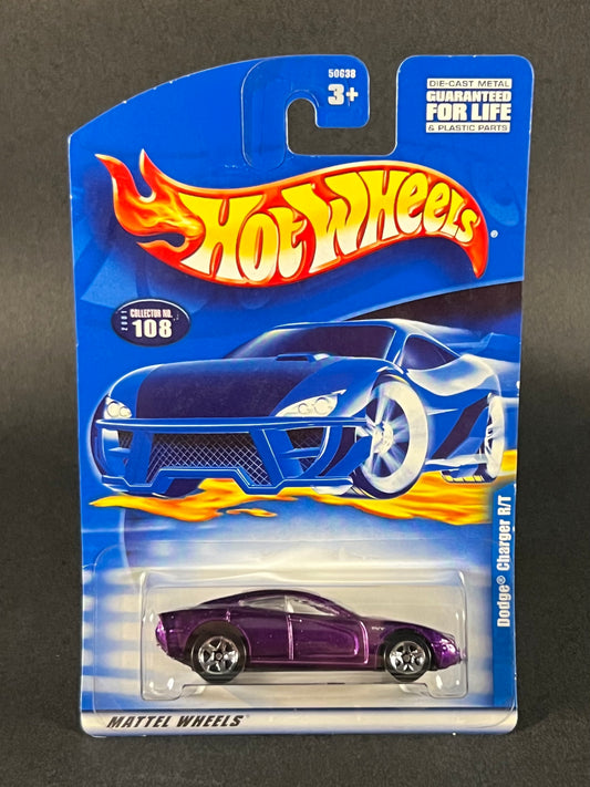 Hot Wheels 2001 #108 Dodge Charger R/T, Purple