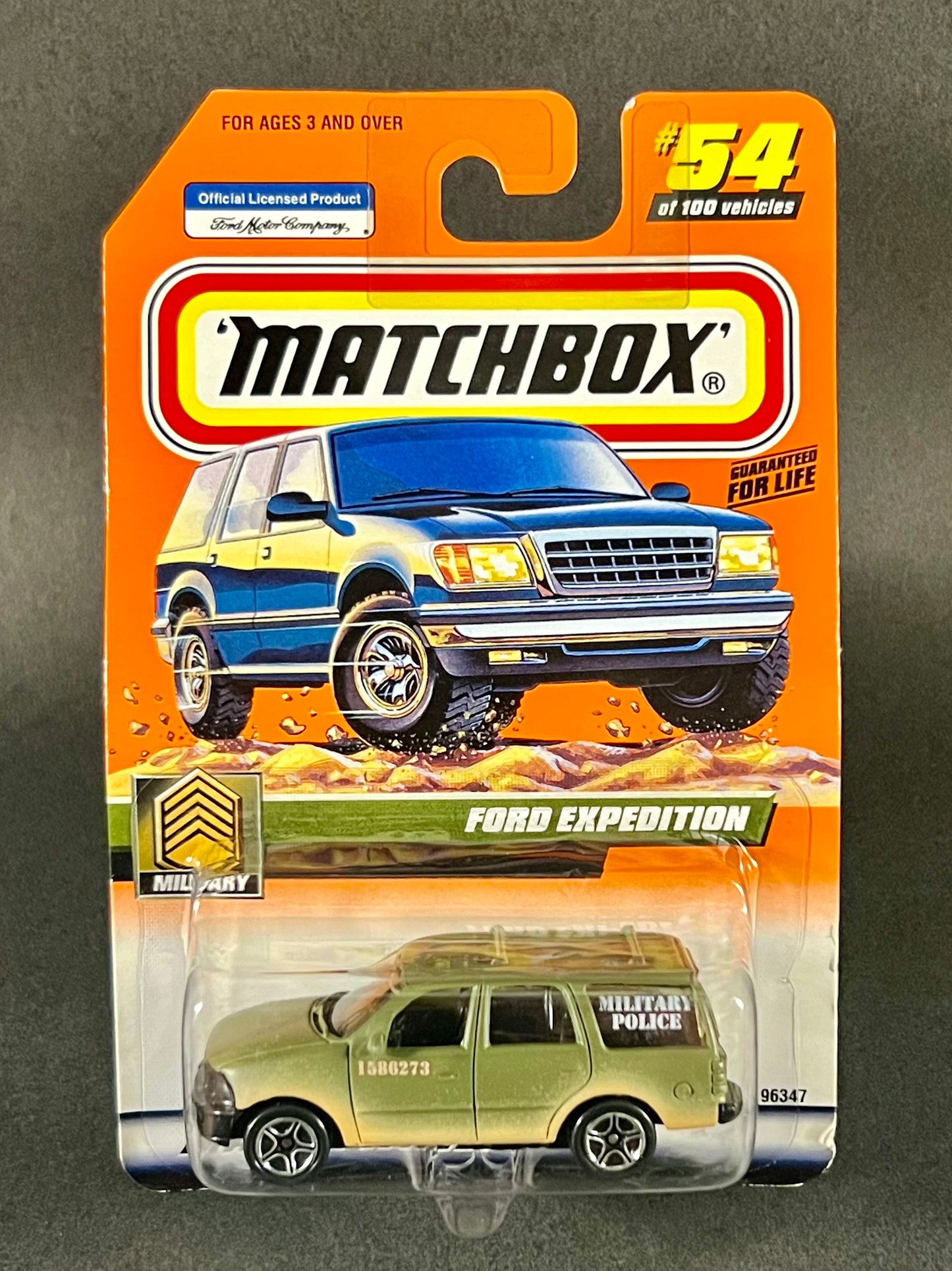 Matchbox 2000 Military #54 Ford Expedition, Green