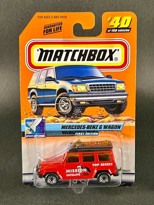 Matchbox 1999 Space Explorer #40 Mercedes-Benz G Wagon, Red