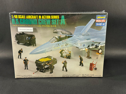 Hasegawa Model Kit X48-4 1:48 Scale US Ground Crew Set: A