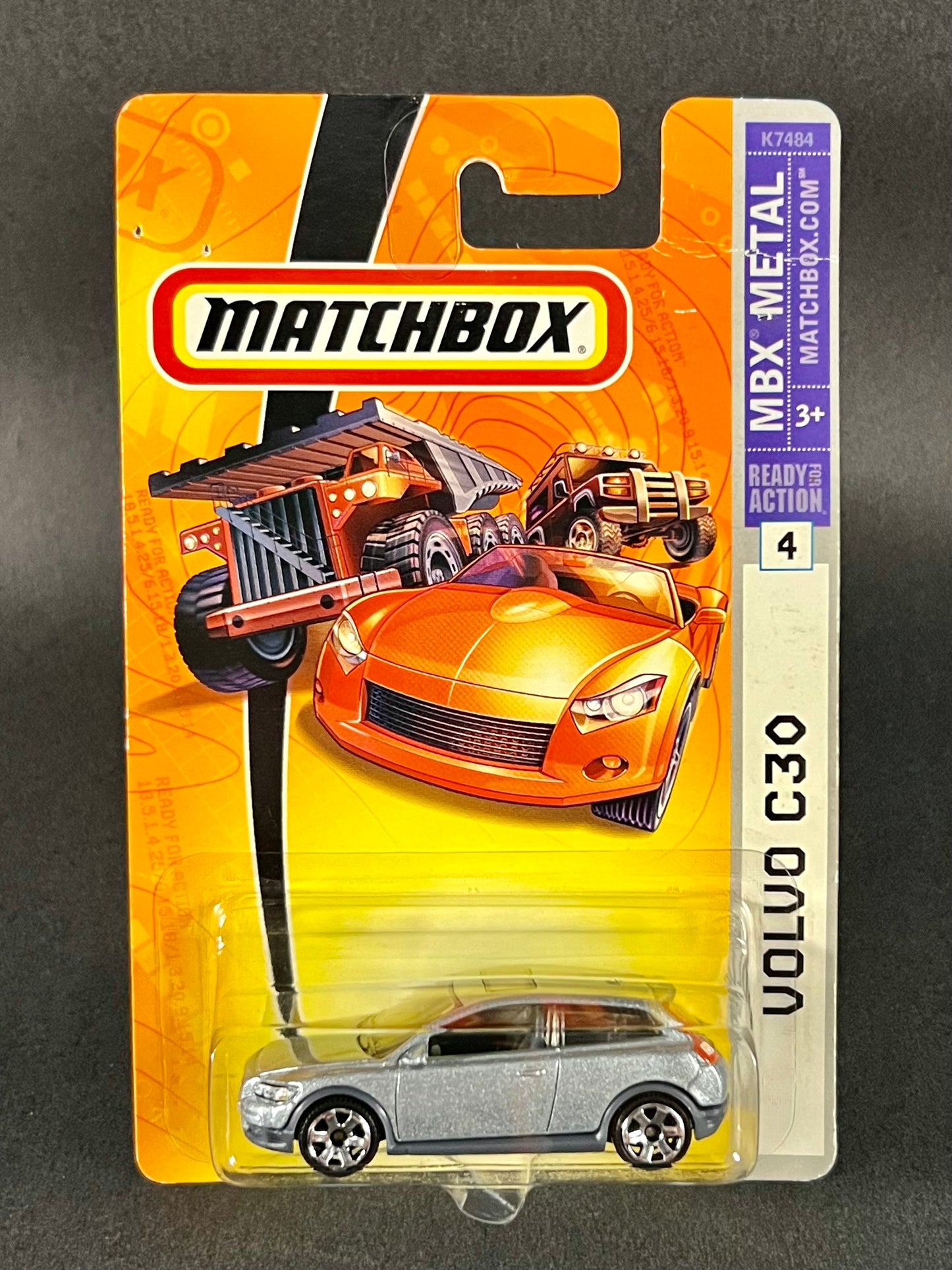 Matchbox 2007 MBX Metal Ready For Action 4 Volvo C30, Silver